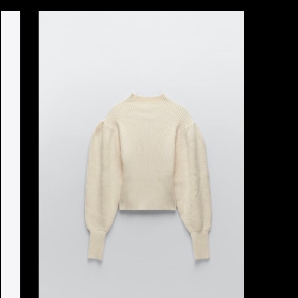 Zara mock neck knit sweater - Picture 2 of 2